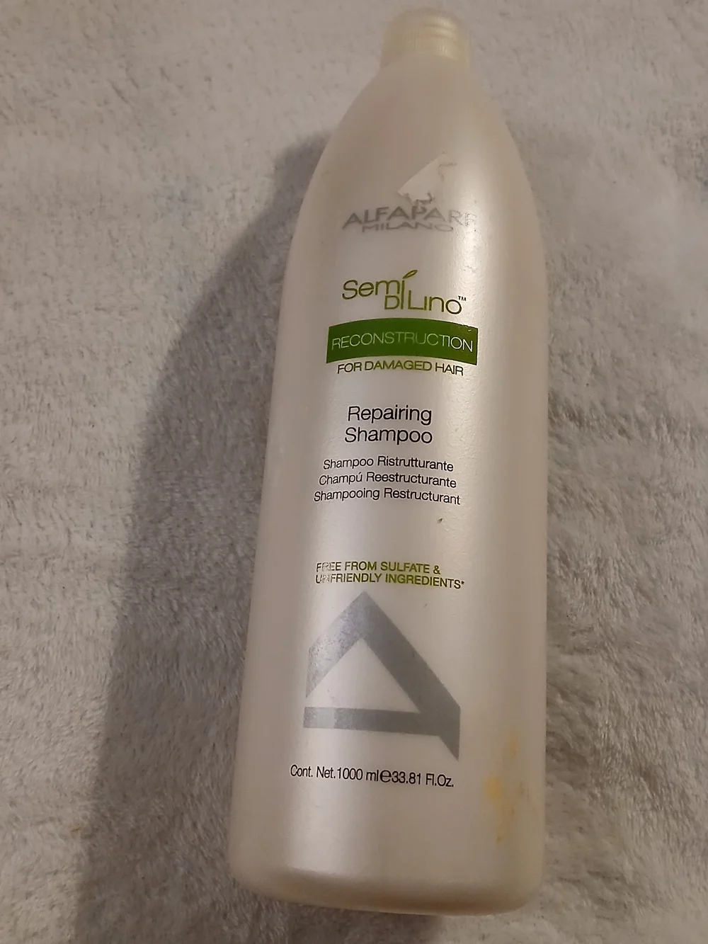 ALFAPARF MILANO Semi Di Lino Reconstruction Repairing Shampoo - 33.81 oz - Picture 1 of 5